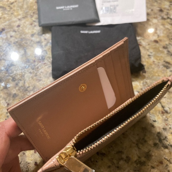 YSL Monogram Slim Leather Wallet - Picture 5 of 5